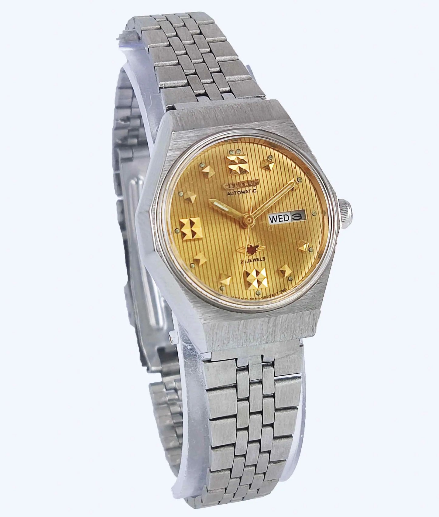 Citizen Automatic 8200A Black Dial 21 Jewels Day Date Men's Mechanical Watch Discover-Diamonds