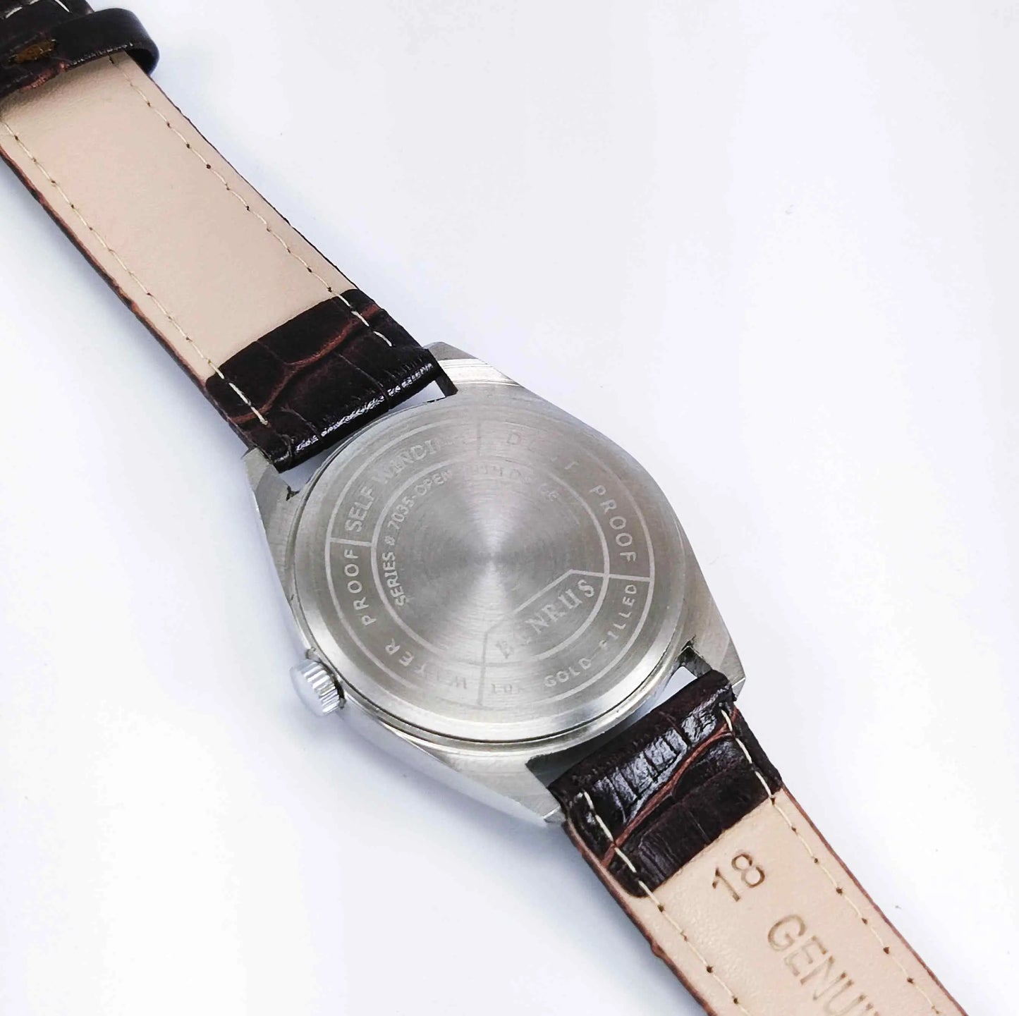 Benrus 17 Jewels Shock Proof Silver Dial Men's Watch Discover-Diamonds