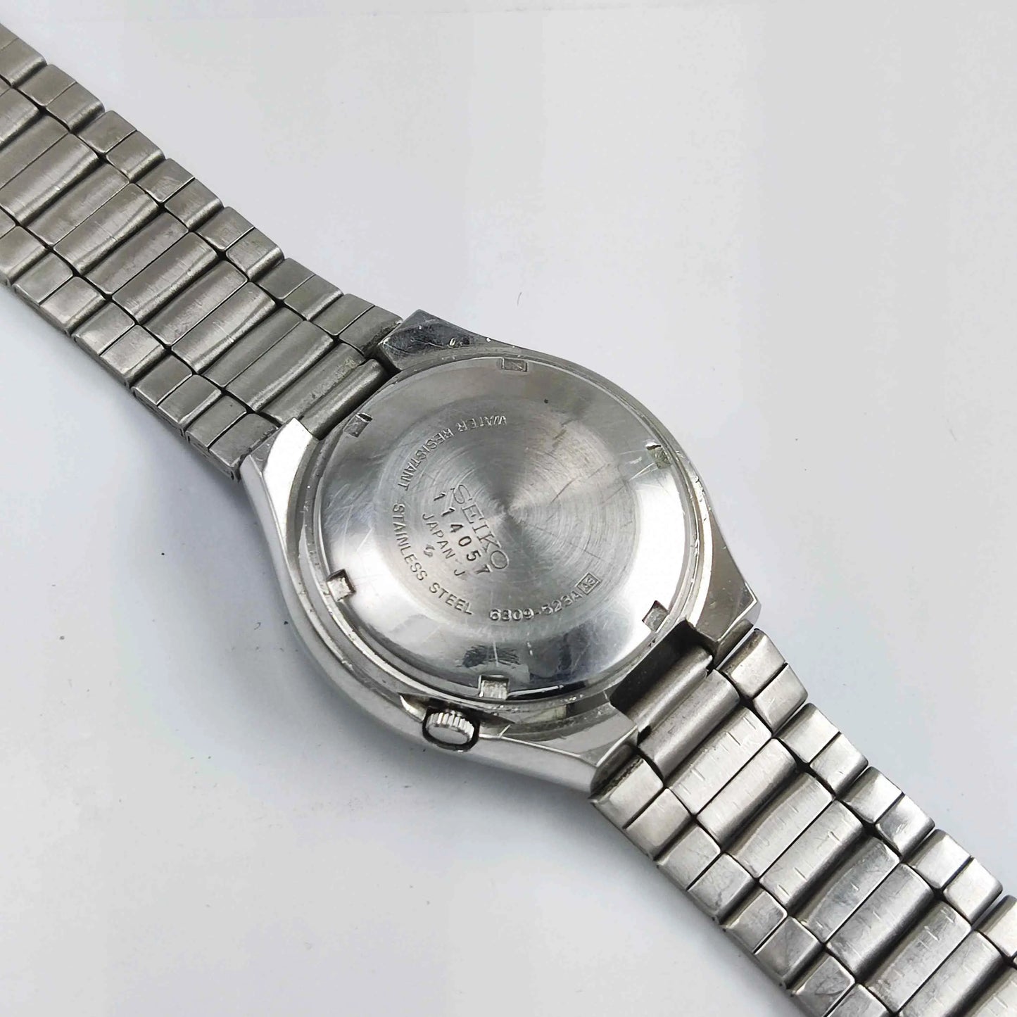 Seiko 5 Automatic-6319A White Color Dial 21 Jewels Day Date Men's Wrist Watch Discover-Diamonds