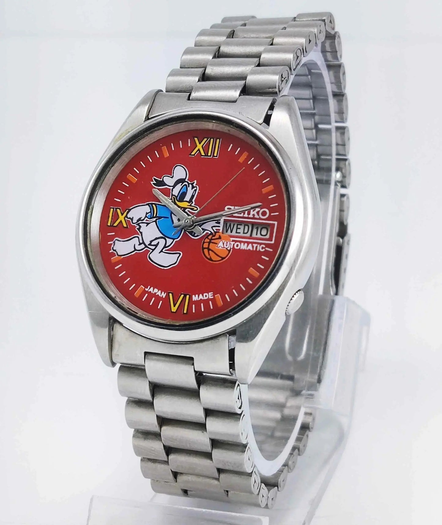 Seiko Automatic 6309A Red Dial 17 Jewels Men's Watch Discover-Diamonds