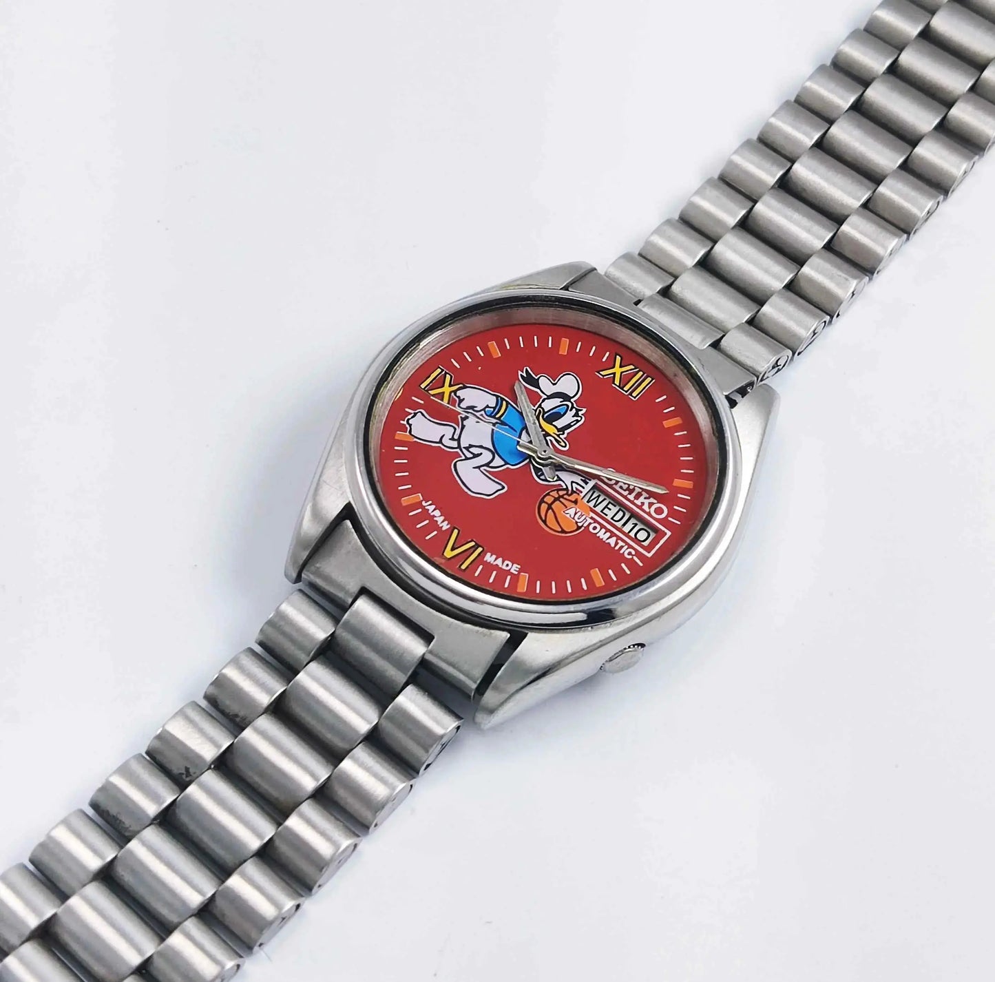 Seiko Automatic 6309A Red Dial 17 Jewels Men's Watch Discover-Diamonds