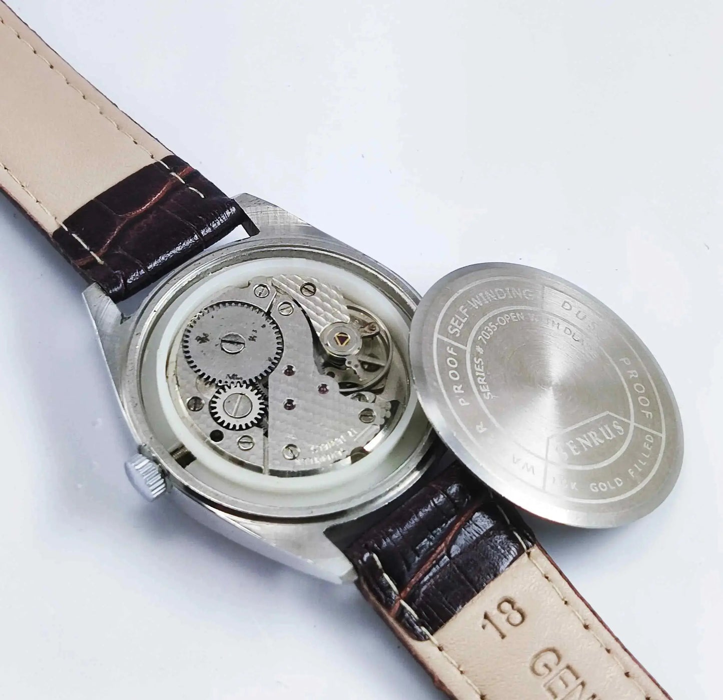 Benrus Silver Dial ST-96 17 Jewels Shock Proof Men's Watch Discover-Diamonds