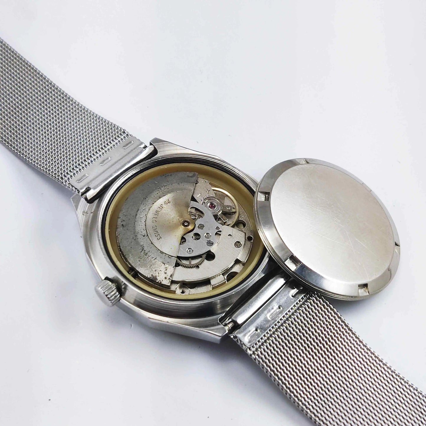 Suntrek Automatic 25 Jewels Silver Dial Day Date Men's Watch Discover-Diamonds