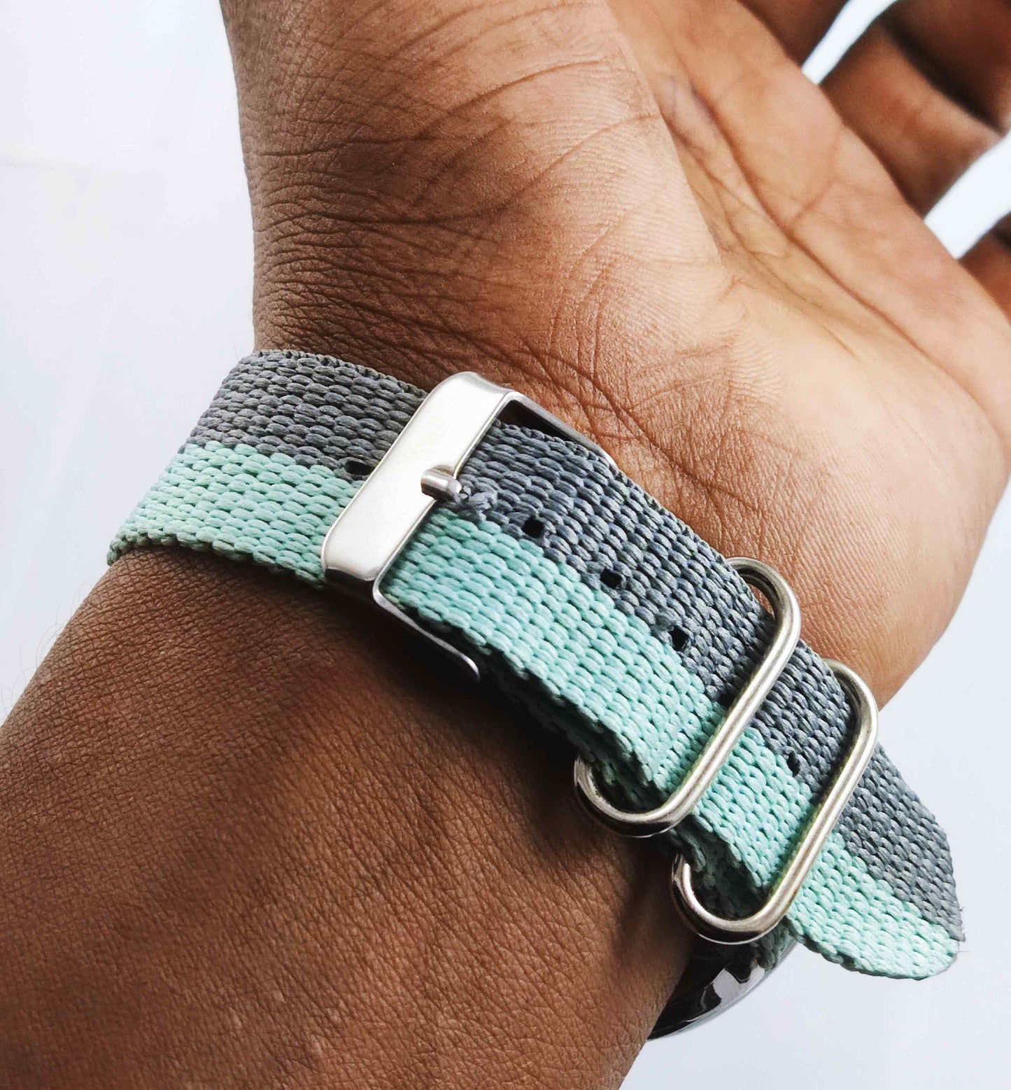 Genuine Sterling A Modified Turquoise Color Dail 17 Jewels Swiss Made Watch Discover-Diamonds