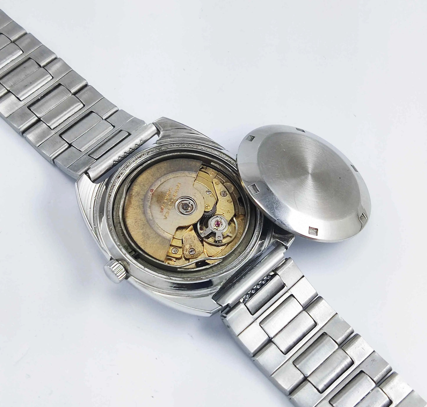 Favre Leuba Duomatic 908 Dark Brown Dial Automatic 17 Jewels Men's Watch Discover-Diamonds