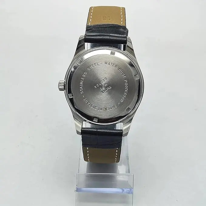 HMT Janata Para Shock 17 Jewels White Devanagari Dial Mechanical Hand winding Men's Wrist Watch Discover-Diamonds
