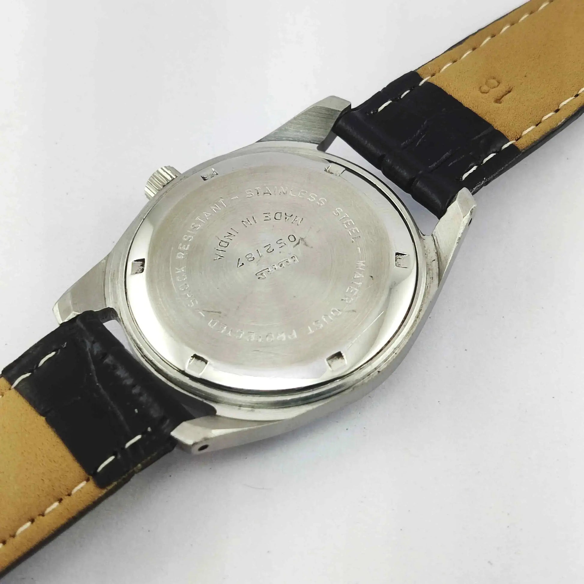 HMT Gandaberunda Kannada Numerals White Dial 17 Jewels Handwinding Men's Watch 0231 Discover-Diamonds