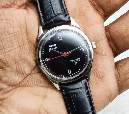 HMT Janata Black Dail Handwinding 17 Jewels Para Shock 0231 Discover-Diamonds Physical