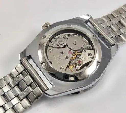 HMT Kohinoor Purple Dial Para Shock 17 Jewels Transparent Back Mechanical Handwinding Men's Watch 0231 Discover-Diamonds