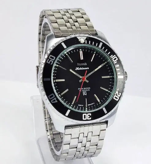 HMT Kohinoor Purple Dial Para Shock 17 Jewels Transparent Back Mechanical Handwinding Men's Watch 0231 (Copy) Discover-Diamonds