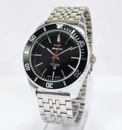 HMT Kohinoor Purple Dial Para Shock 17 Jewels Transparent Back Mechanical Handwinding Men's Watch 0231 (Copy) Discover-Diamonds