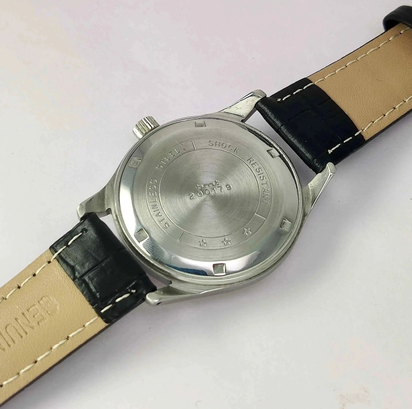 HMT Pilot Yellow Dial Para Shock 17 Jewels Mechanical Handwinding Men's Watch 0231 Discover-Diamonds