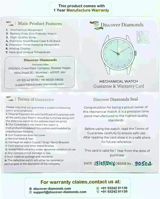 HMT Pilot Para Shock 17 Jewels Blue Dial Mechanical Handwinding - Discover-Diamonds