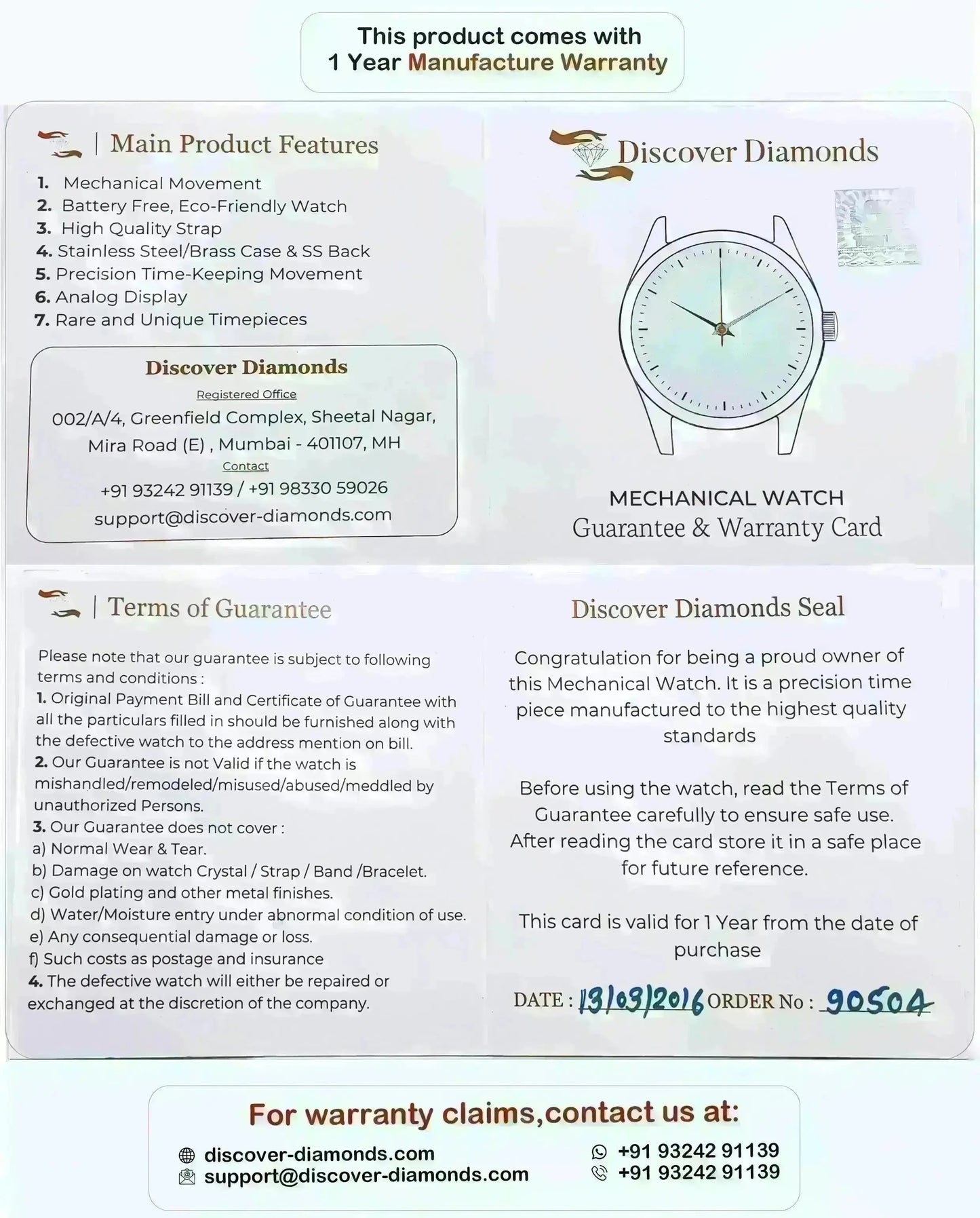 HMT Kohinoor Arabic 17 Jewels Turquoise Dial Handwinding Men's Watch - Discover-Diamonds