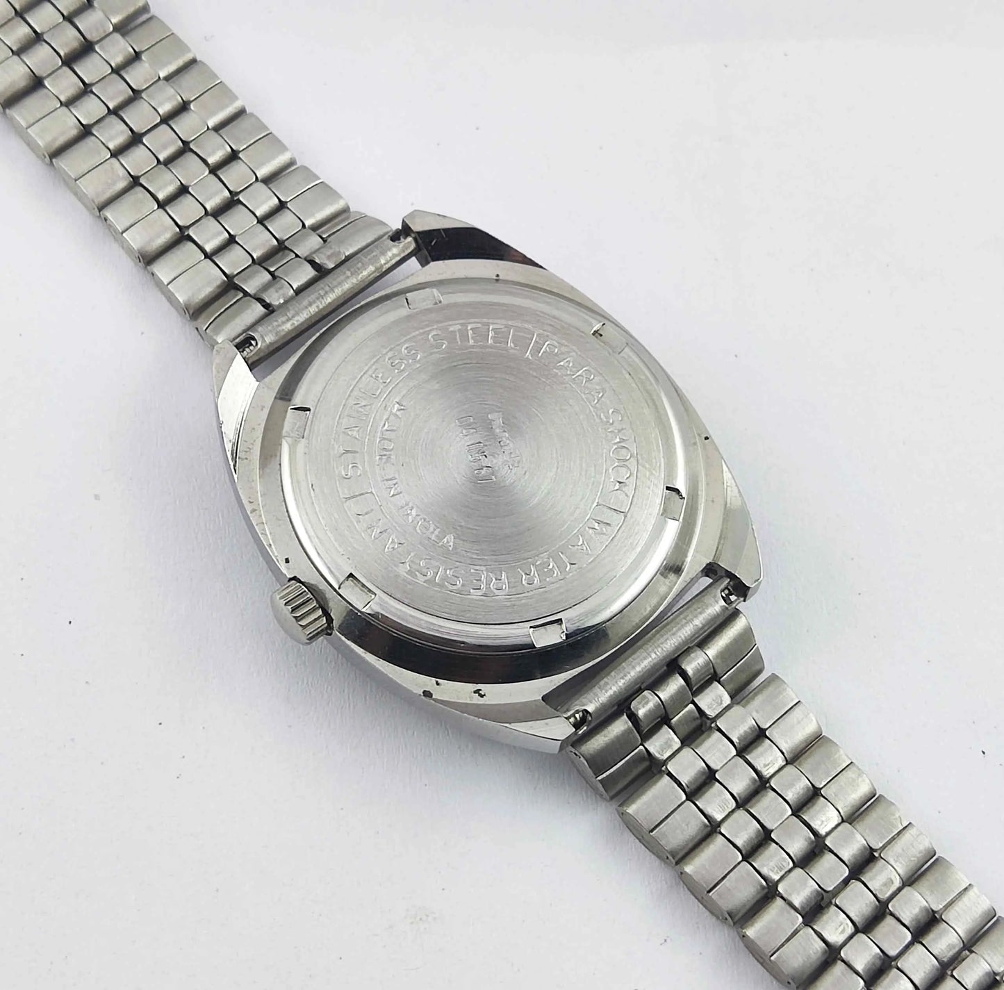 HMT Kohinoor Maroon Dial Para Shock 17 Jewels Mechanical Handwinding Men's Watch Discover-Diamonds
