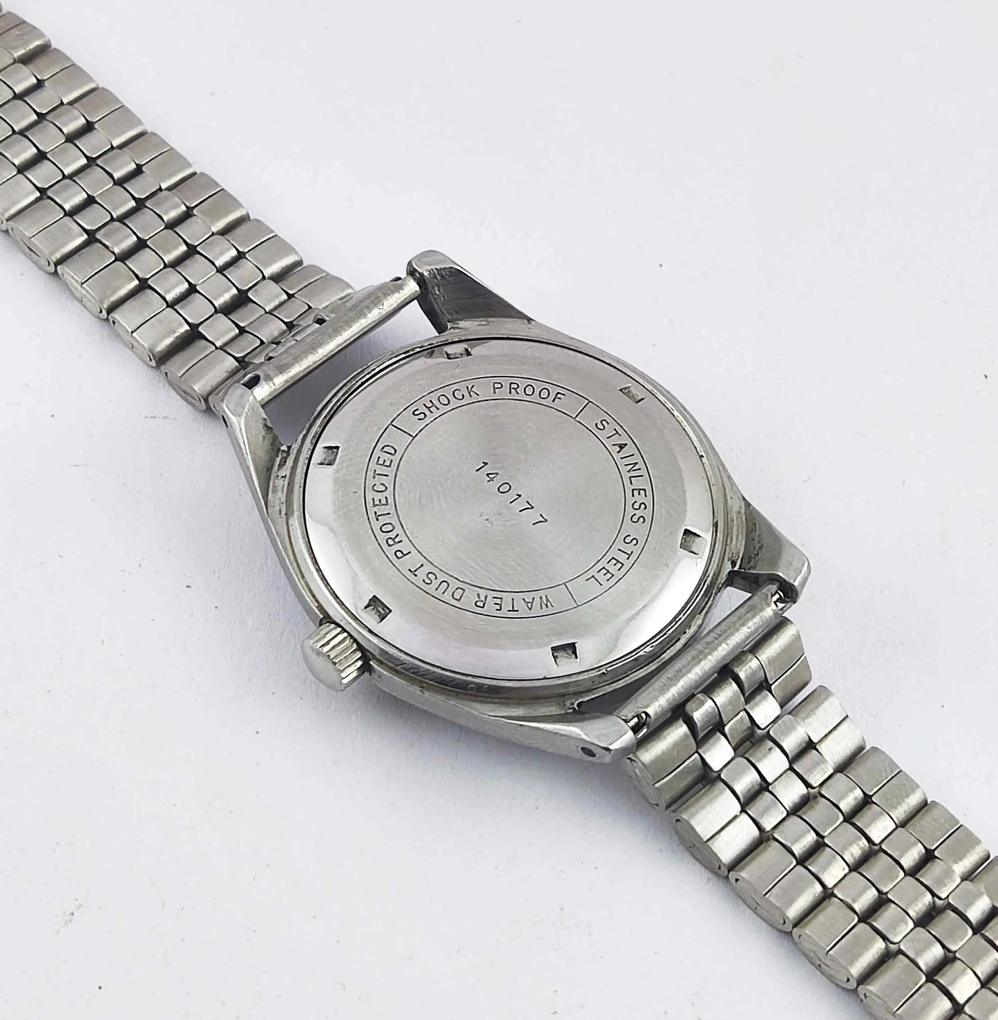 HMT Pilot Black Dial Para Shock 17 Jewels Mechanical Handwinding Men's Wrist Watch 0231 Discover-Diamonds