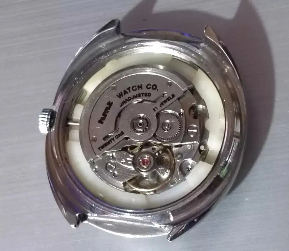 HMT Rajat Silver Dial 21 Jewels Day Date Mechanical Automatic Man's Watch 0231 Discover-Diamonds