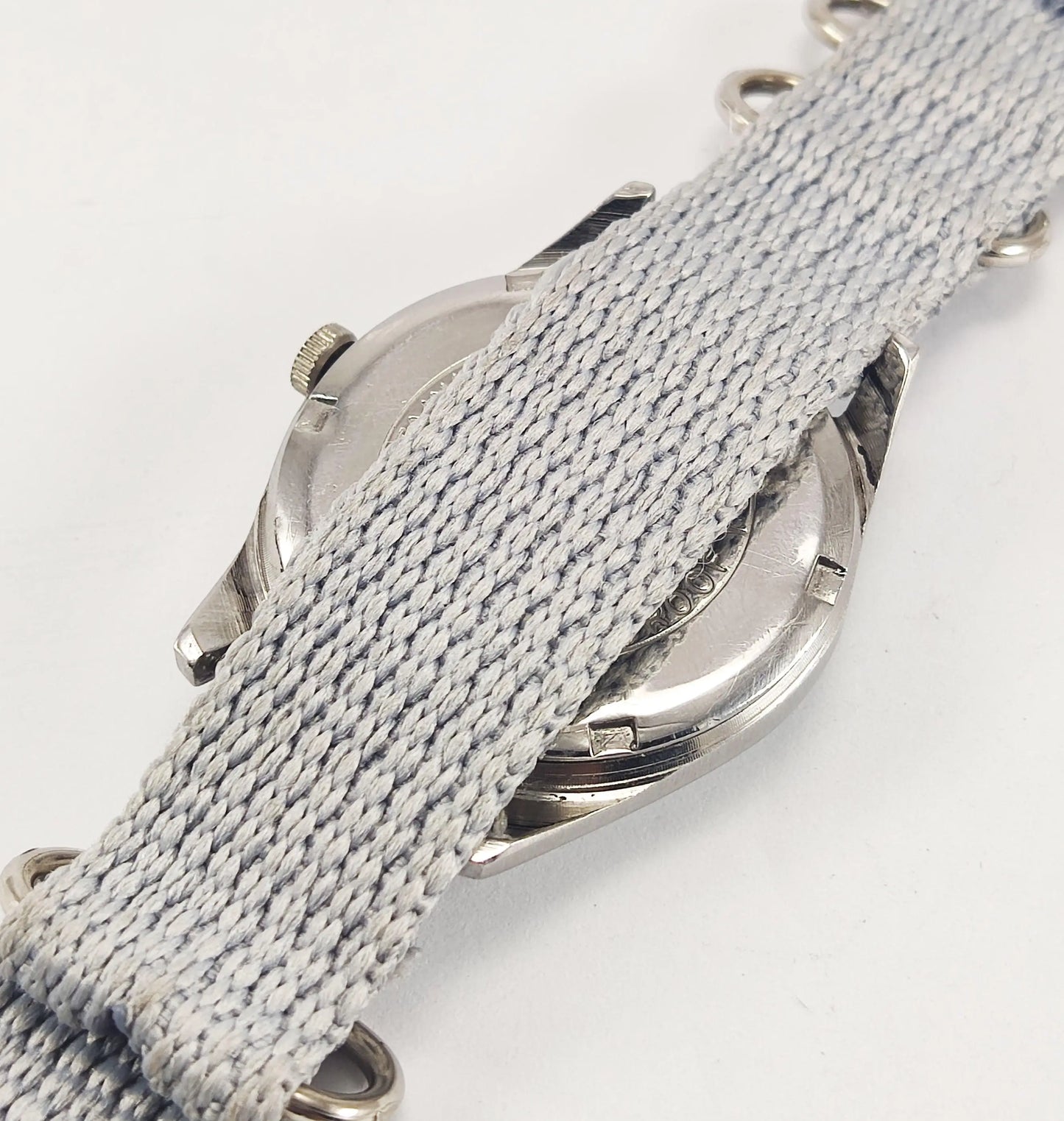 HMT Janata Para Shock 17 Jewels Sky Blue Dial Radium Hands Mechanical Hand winding Men's Wrist Watch - Discover-Diamonds