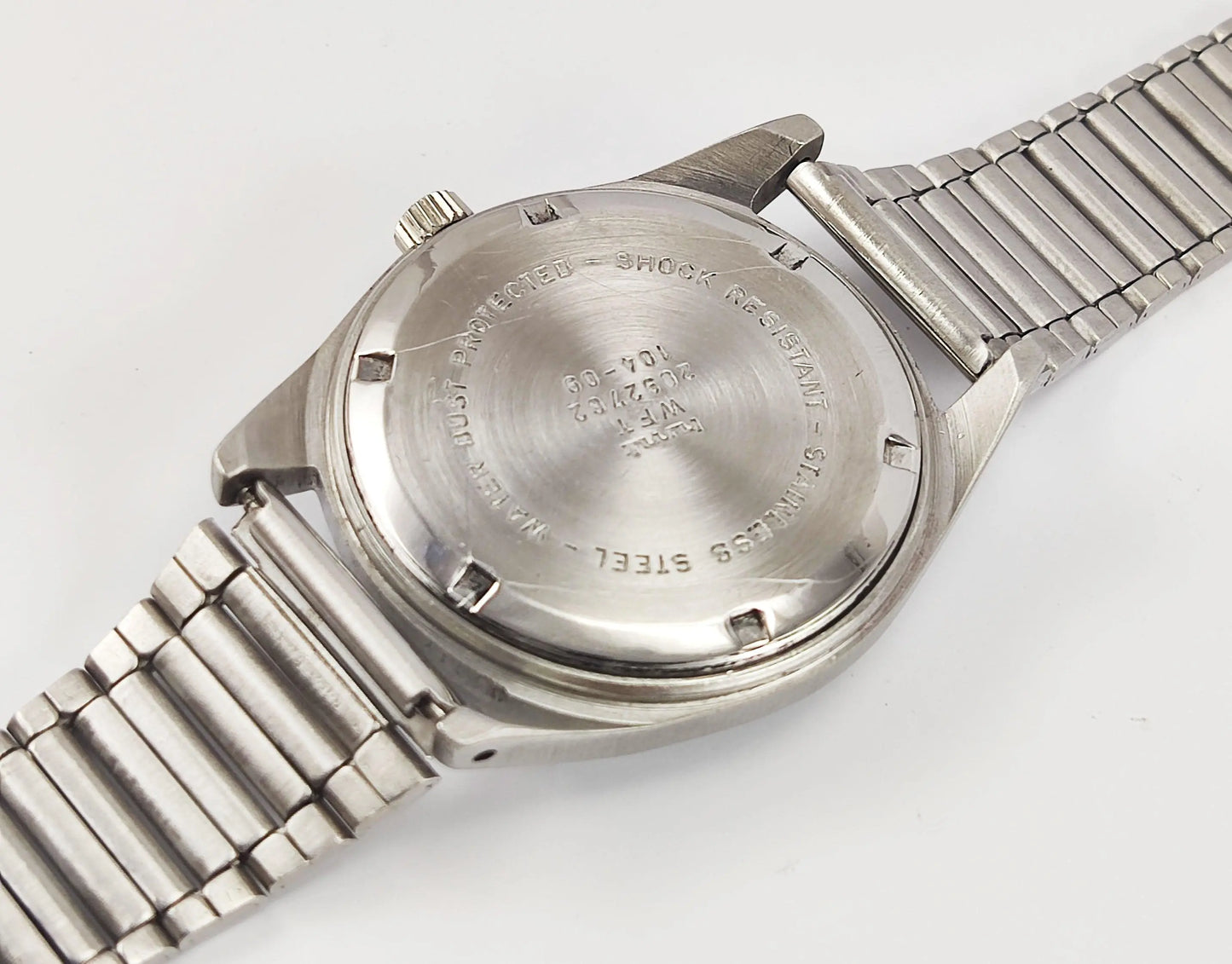 HMT Pilot Para Shock 17 Jewels Black Dial Mechanical Hand winding Men's Wrist Watch - Discover-Diamonds