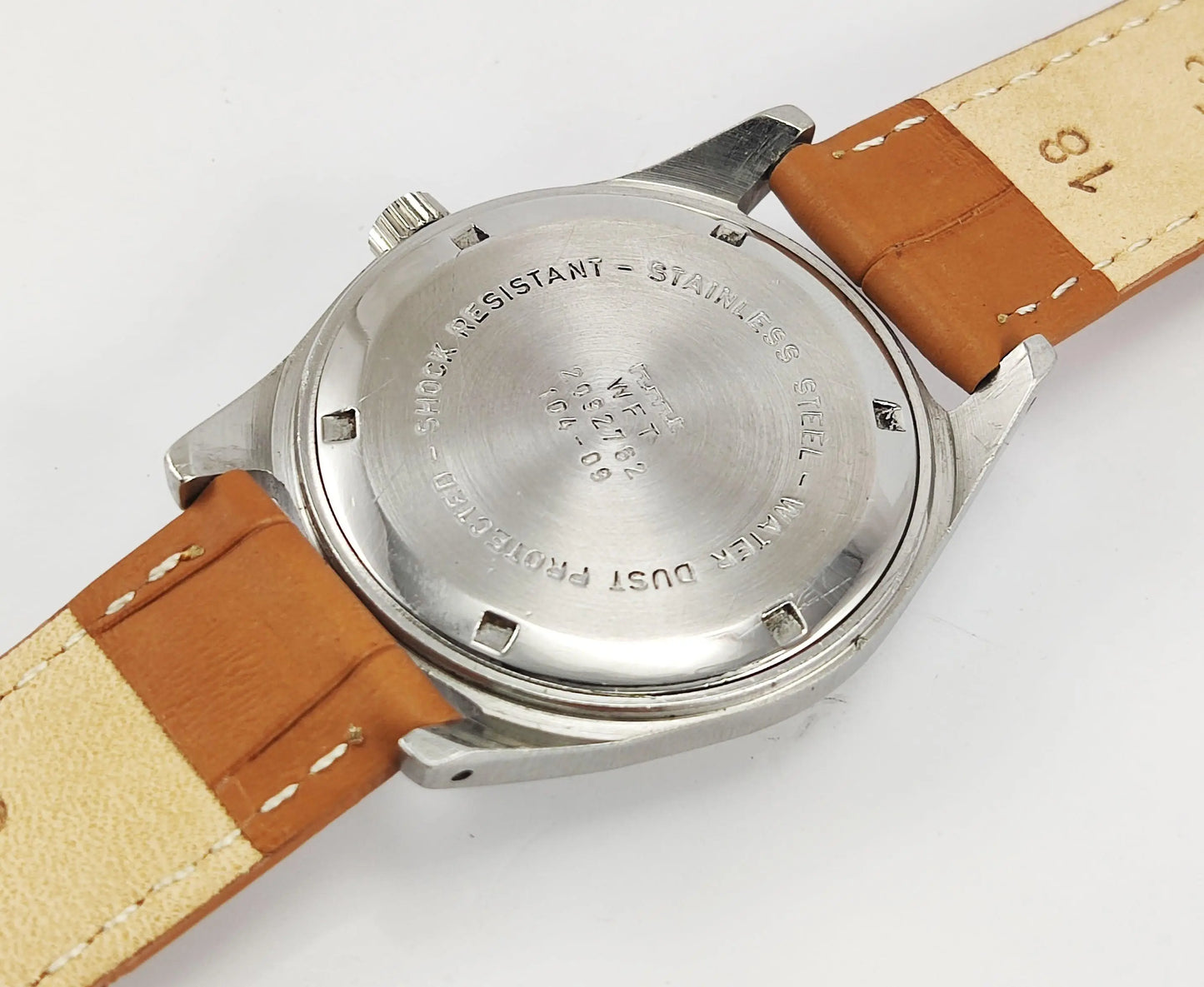 HMT Pilot Para Shock 17 Jewels Sun Yellow Dial Mechanical Hand winding Men's Wrist Watch - Discover-Diamonds