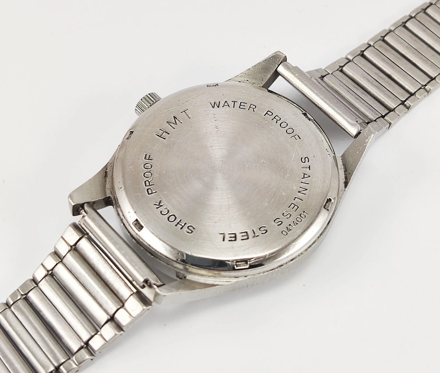 HMT Janata Para Shock 17 Jewels Gray Devanagari Dial Mechanical Hand winding Men's Wrist Watch - Discover-Diamonds