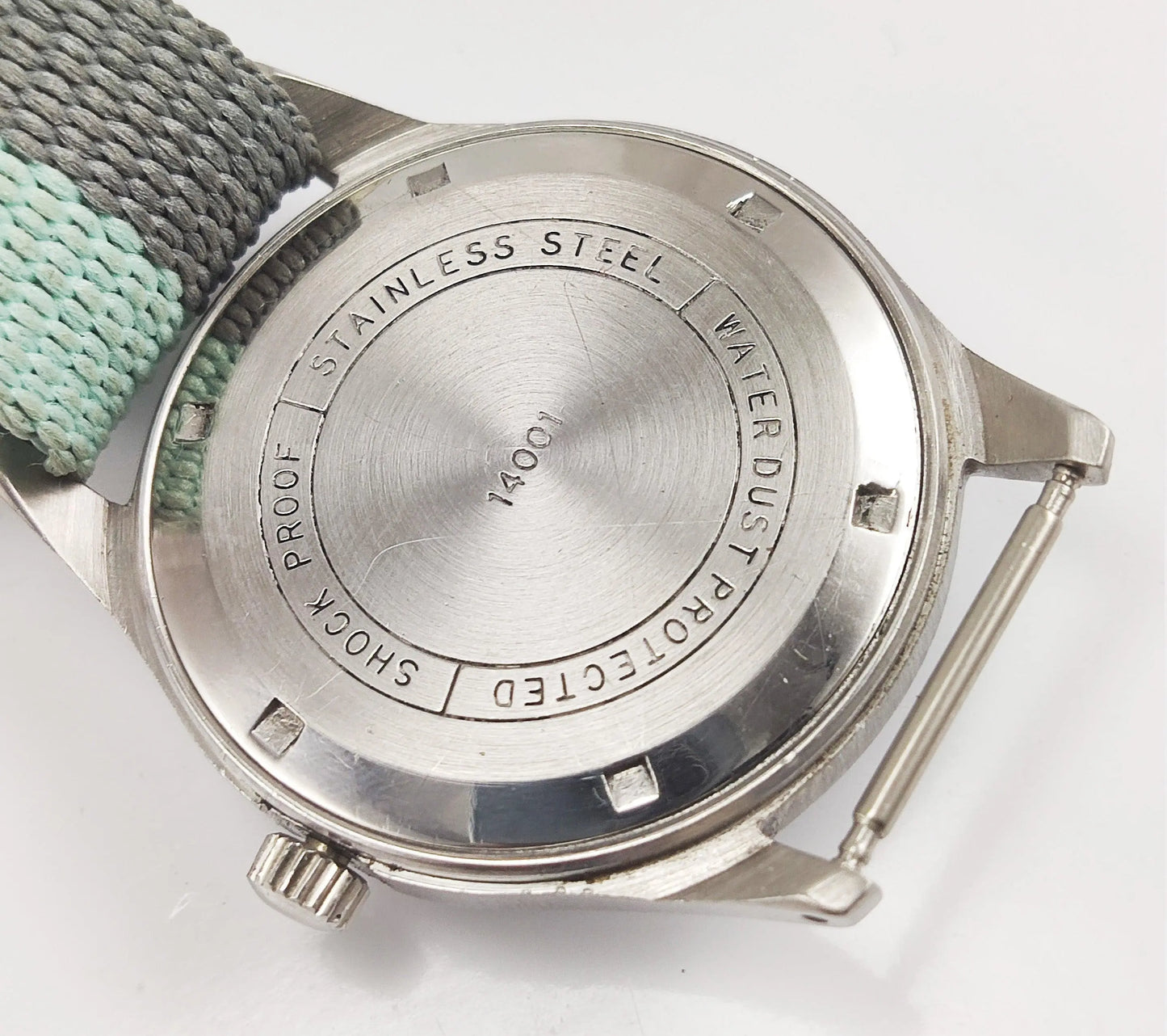 HMT Janata Para Shock 17 Jewels Peacock Green Dial Mechanical Hand winding Men's Wrist Watch - Discover-Diamonds