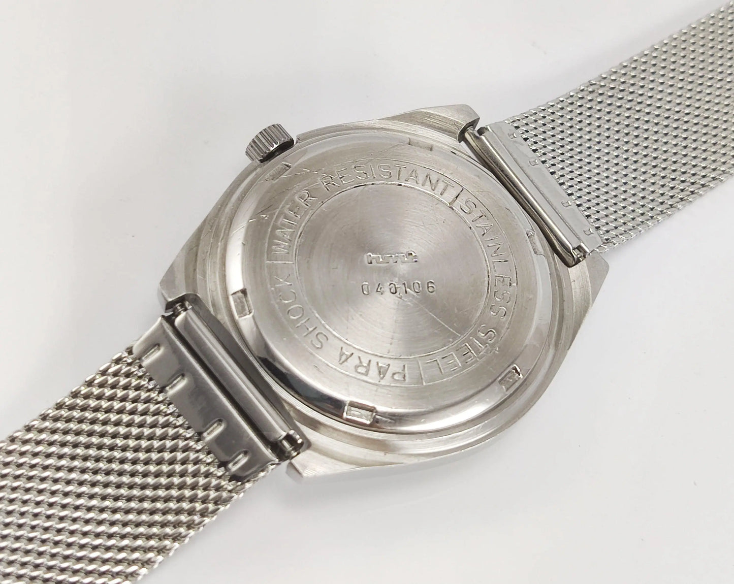 HMT Surya Para Shock 17 Jewels Golden Dial Mechanical Hand winding Men's Wrist Watch - Discover-Diamonds