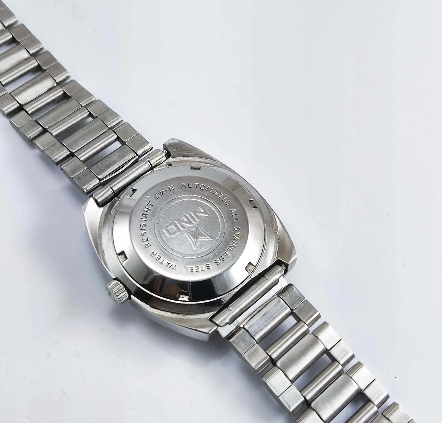 Vintage Nino Automatic Gray Dial 17 Jewels Swiss Made 2066 Discover-Diamonds