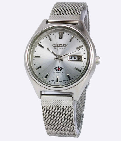 Citizen Automatic 21 Jewels 8200A Silver Dial Day Date Watch (Copy) Discover-Diamonds