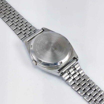 Seiko 5 Automatic-7S26A Silver Dial 21  Jewels Day Date Men's Mechanical Watch Discover-Diamonds