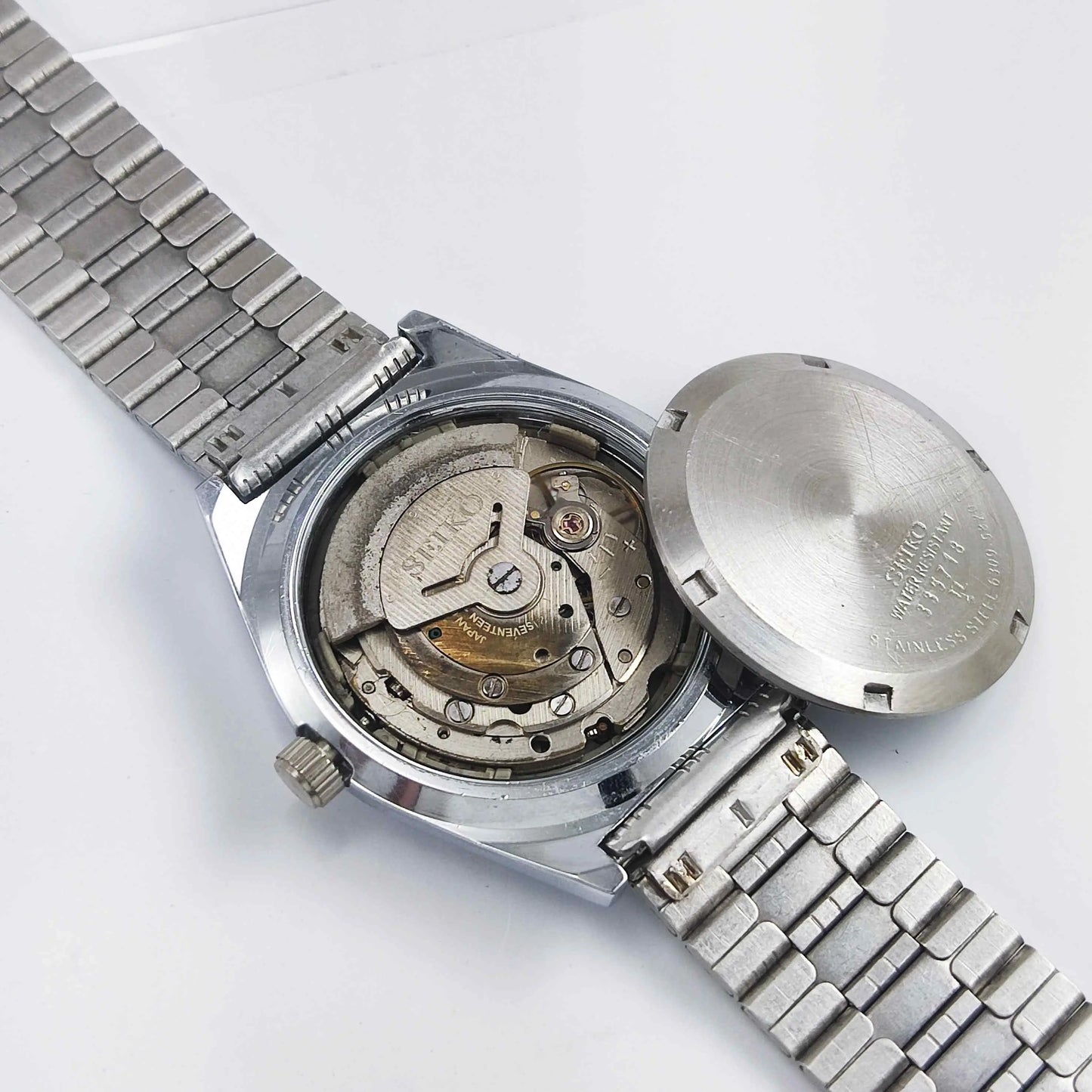 Seiko 5 Mechanical Automatic-6309 Yellow Dial 17 Jewels Day Date Men's Wrist Watch Discover-Diamonds