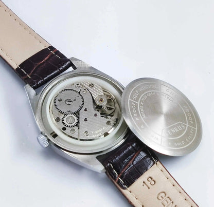 Benrus Silver Dial ST-96 17 Jewels Shock Proof Men's Watch Discover-Diamonds