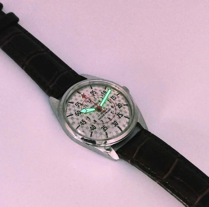 Benrus Silver Dial ST-96 17 Jewels Shock Proof Men's Watch Discover-Diamonds