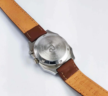 Ricoh Yellow Dial 21 Jewels Day Date Shock Proof R-31 Men's Wrist Watch Discover-Diamonds