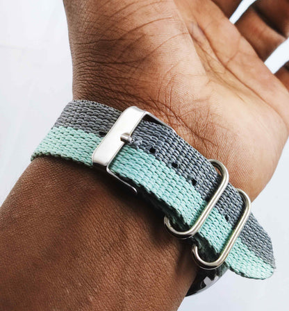 Genuine Sterling A  Modified Turquoise Color Dail 17 Jewels Swiss Made Watch Discover-Diamonds