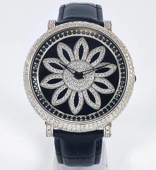 92.5 Sterling Silver BAOLISHI Quartz Watch Discover-Diamonds