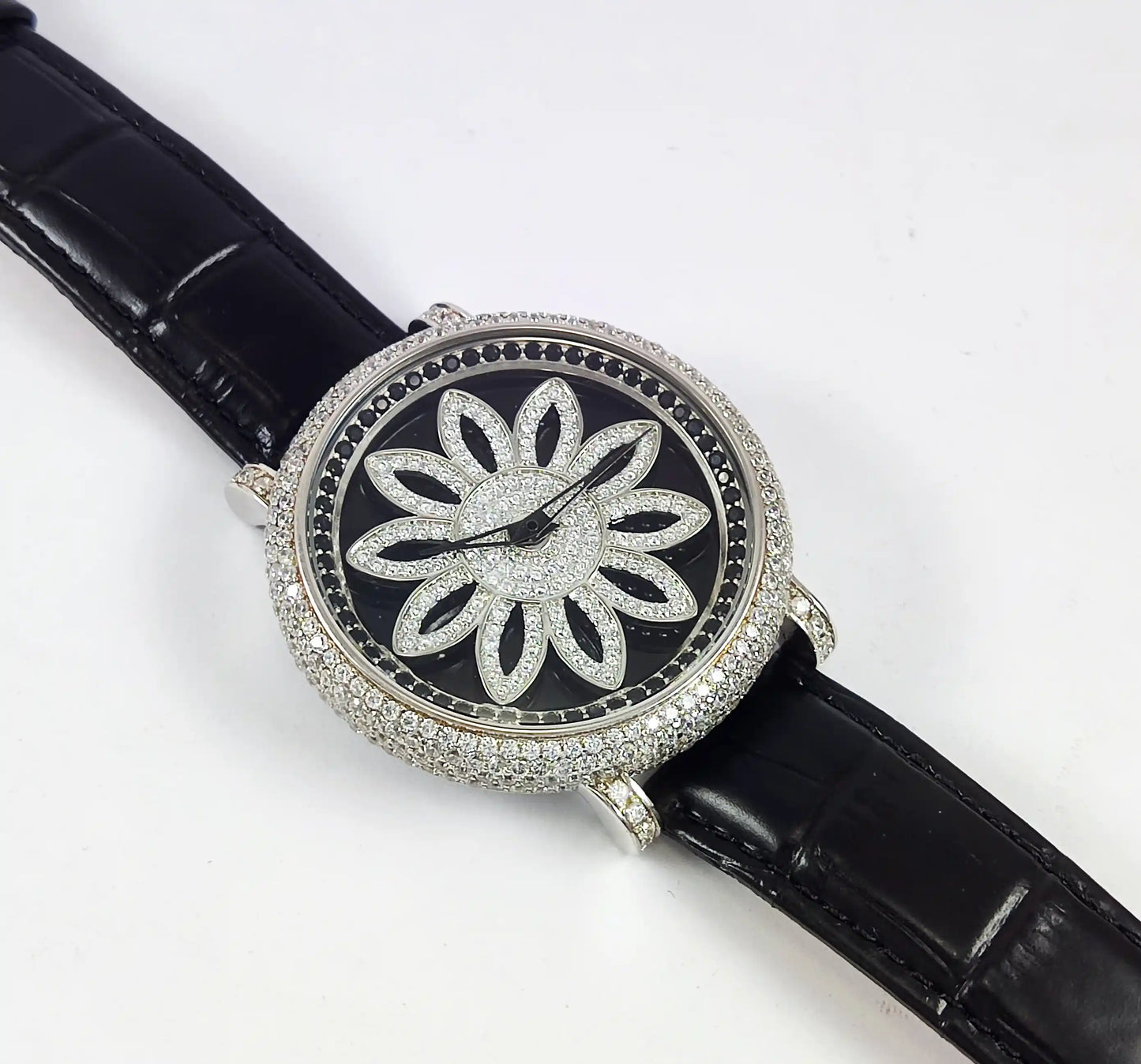 92.5 Sterling Silver BAOLISHI Quartz Watch Discover-Diamonds