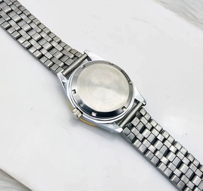 Favre Leuba Geneve Automatic 2066 Day Date Maroon Dial 17 Jewels - Discover-Diamonds