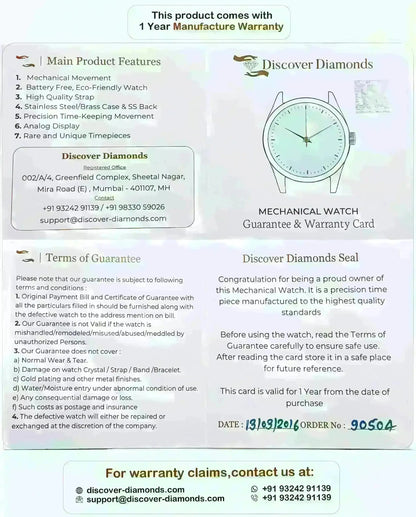 HMT Himalaya 17 Jewels Mechanical Handwinding Silver Dial - Discover-Diamonds