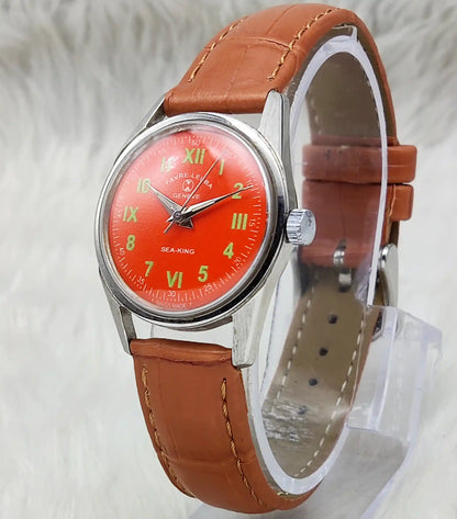 Favre Leuba Geneve Reddish Dial 17 Jewels Handwinding Watch
