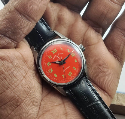 Favre Leuba Geneve Sea King Dark Orange Dial Women's Watch 101 Discover-Diamonds