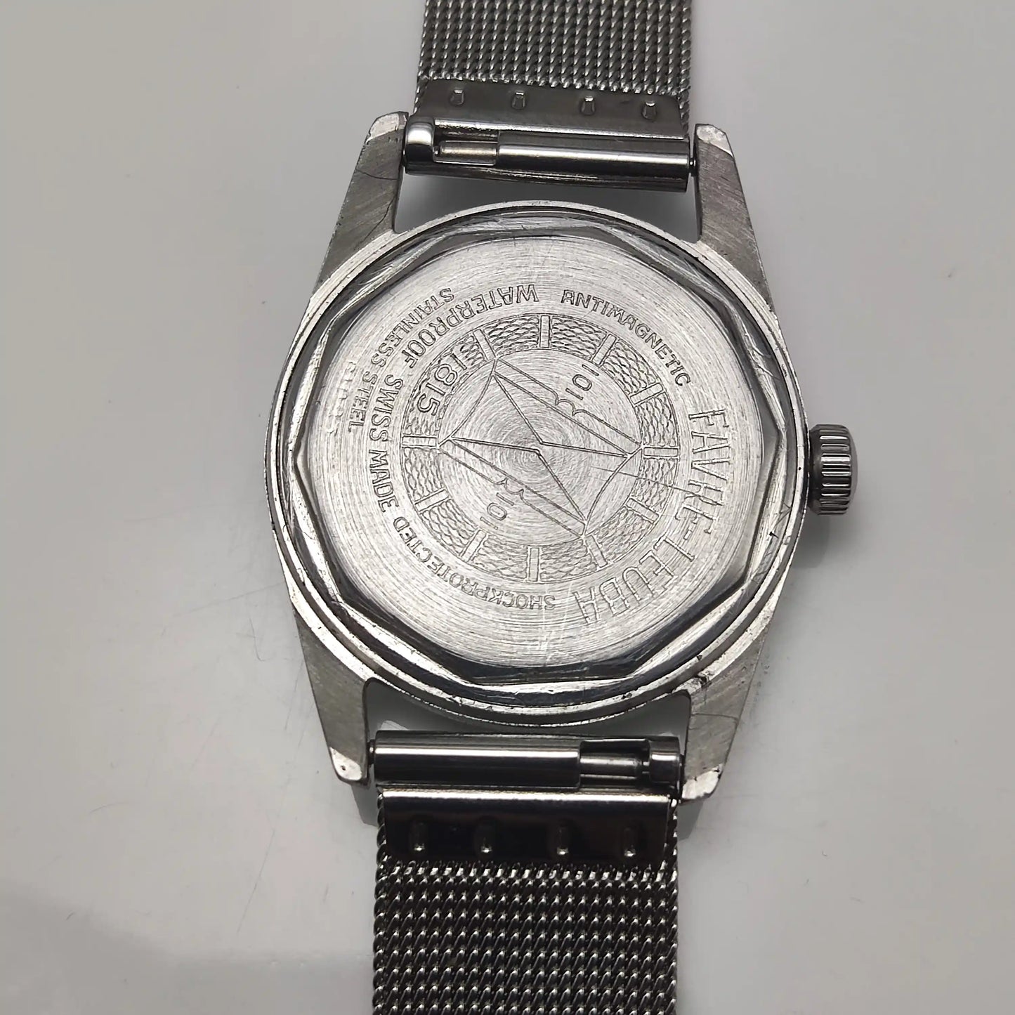 Favre Leuba Geneve Seaking Lemon Dial English Indices
