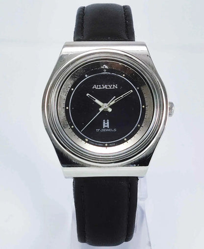 Genuine Allwyn Black Dial 17 Jewels India Made Men's Watch - Discover-Diamonds