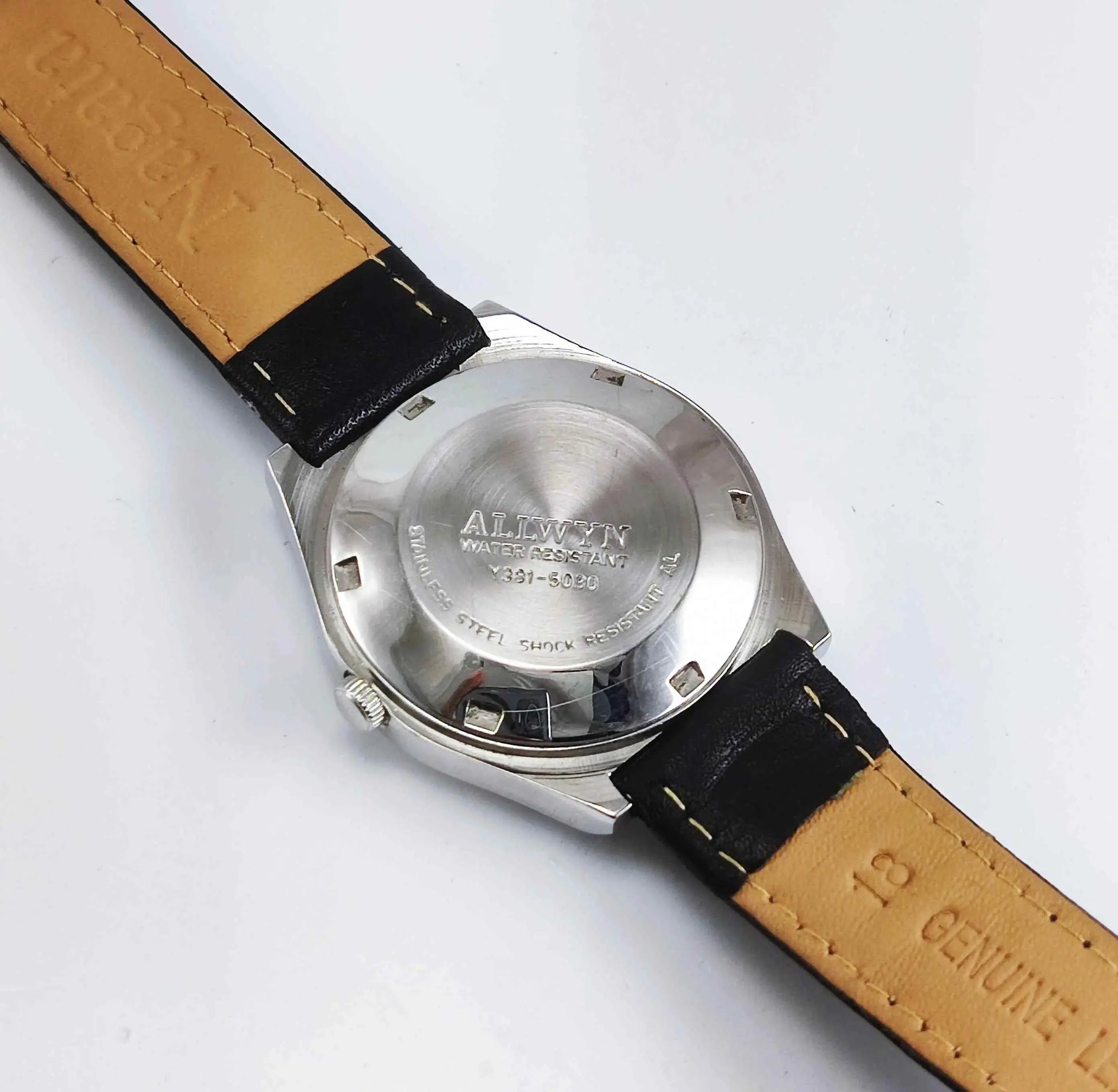 Genuine Allwyn Black Dial 17 Jewels India Made Men's Watch - Discover-Diamonds