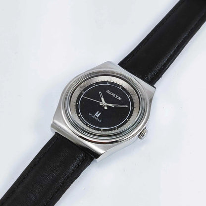 Genuine Allwyn Black Dial 17 Jewels India Made Men's Watch - Discover-Diamonds