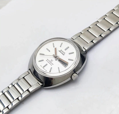 HMT Arvind Automatic 21 Jewels White Silver Dial
