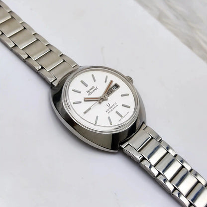 HMT Arvind Automatic 21 Jewels White Silver Dial