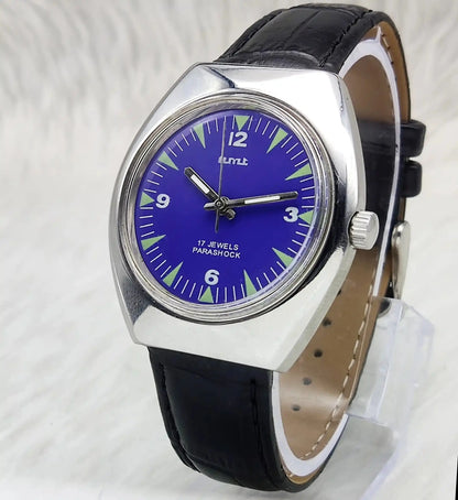 HMT English Numerals-Stick Indices 17 Jewels Handwinding