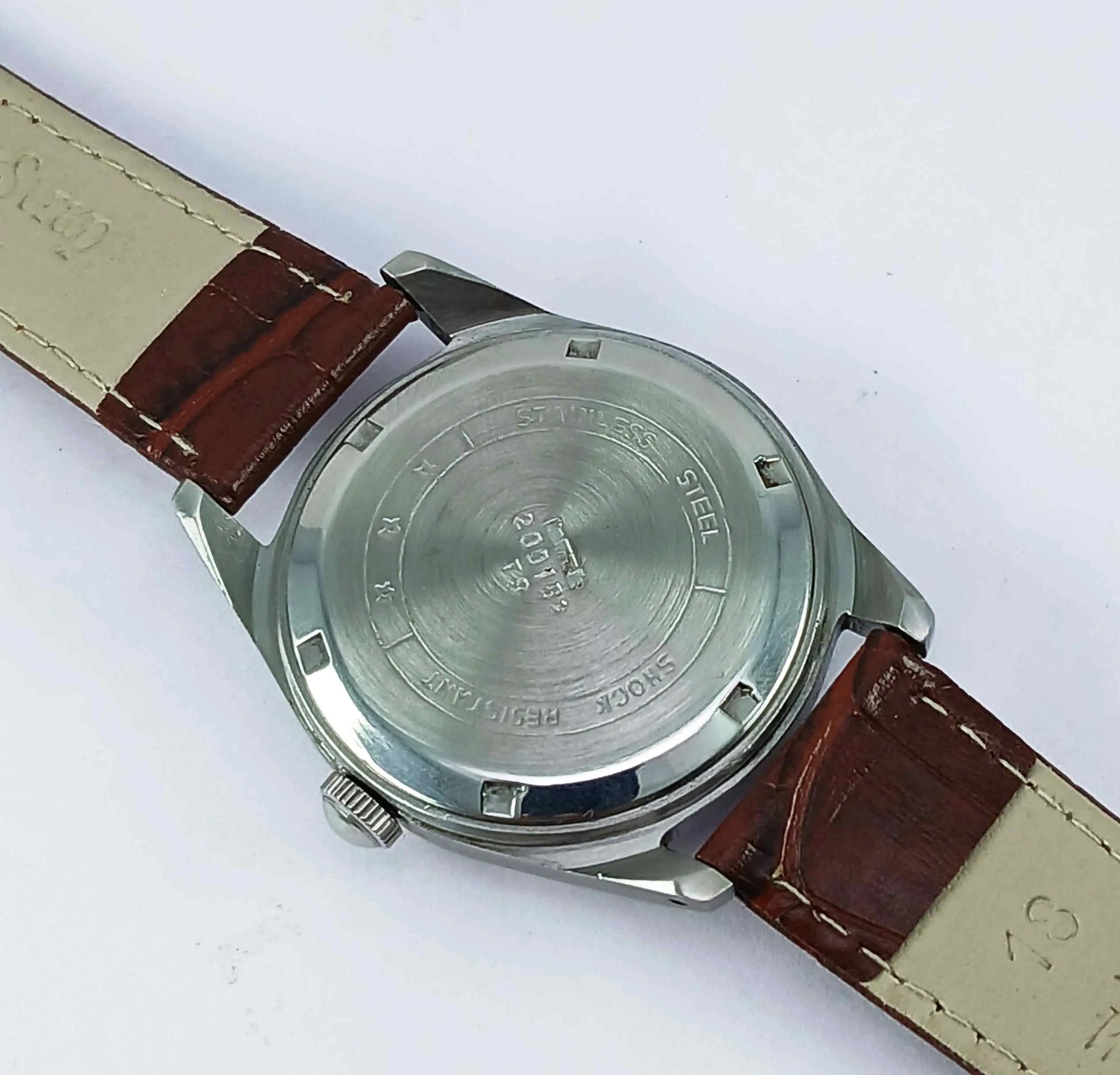 HMT Gandaberunda Kannada Green Dial Numerals 17 Jewels Handwinding Men's Watch 0231 Discover-Diamonds