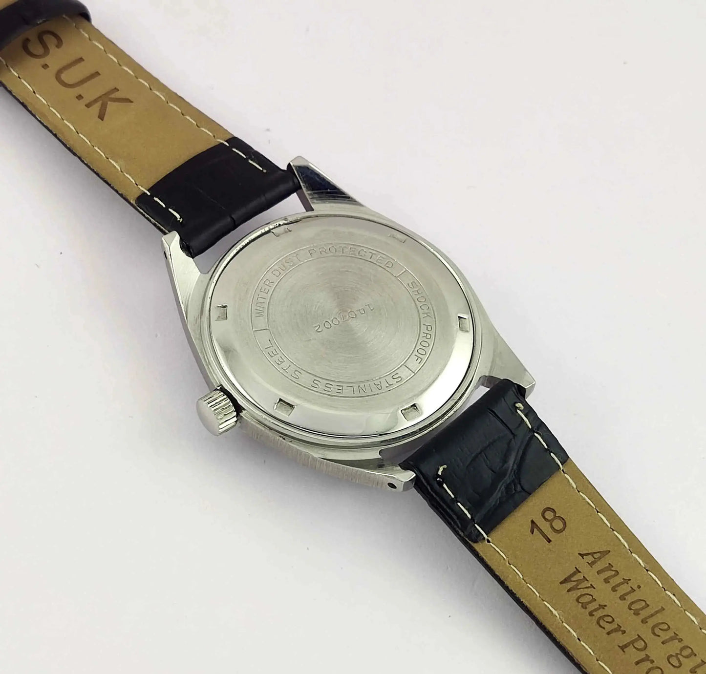 HMT Gandaberunda Kannada Numerals Black Dial 17 Jewels Handwinding Men's Watch 0231 Discover-Diamonds